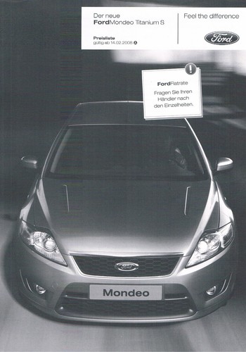 Prospekt ford preisliste - ford,
