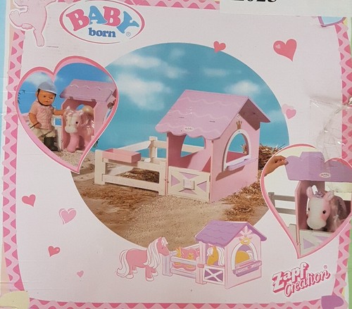 Baby born pferdestall - baby, vintage