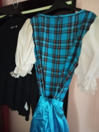 Dirndl kleid lang blau - kleid,