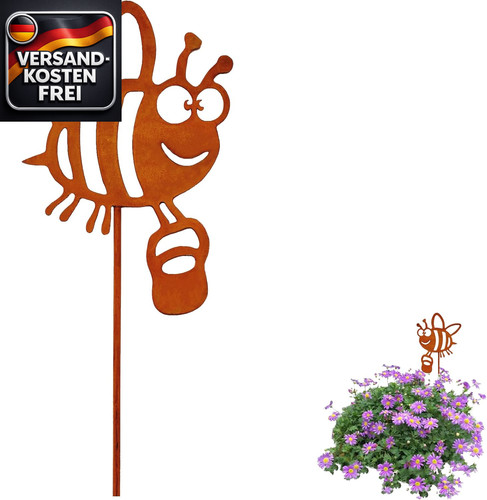 Gartenstecker biene wetterfest - biene,