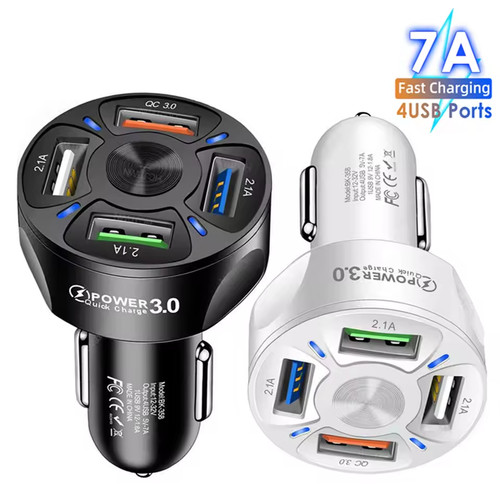 Port auto usb ladegerät 7a - 4-port-auto-usb-ladegerät,