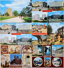 Postkarten Lot 6 x Wrocław