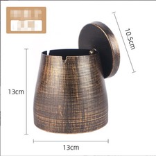 Aschenbecher Edelstahl Großer