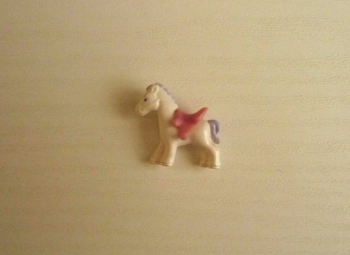 Polly pocket mini pferd - mini, weiß
