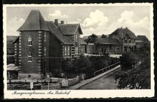 Mengeringhausen, Blick auf den Bahnhof, Ansichtskarte 