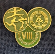 Abzeichen DDR: VIII. Zentrale Kinder Jugend Spartakiade Sommersport Berlin 1981