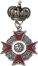 Königin Medaille Abzeichen, Legierung Militärmedaillen, Vintage Armee Medaillen,