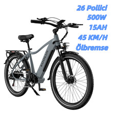 500W E-bike Herren/Damen 26