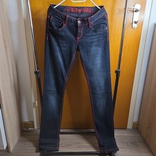 Soccx Damen Jeans W28/L34 Dunkelblau