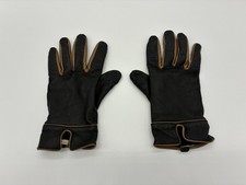 Lederhandschuhe schwarz braun - schwarz,