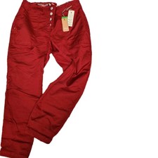 Cecil Hose Stoffhose Chelsea Gummibund weinrot Ton 376 (2 118) NEU 