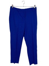 AKRIS PUNTO Wollhose Damen Hose Gr. DE 40 blau Business-Look