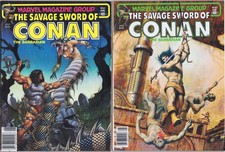 SAVAGE SWORD OF CONAN # 65, 67