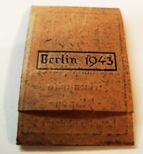 1943 Wehrmacht Uniform Feldgrau Zwirn Nadel Faden Hauptsanitätspark Berlin v135