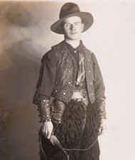 Antike Echt Foto AK Mann