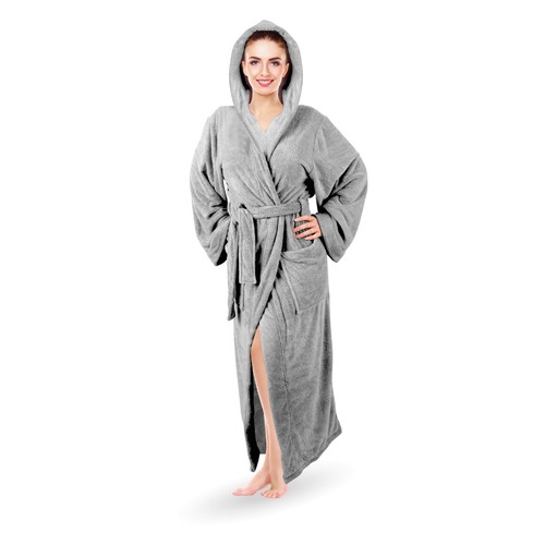 Damen bademantel lang - damen,
