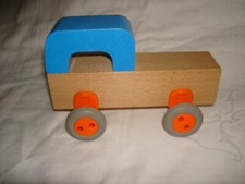 HABA Holz  Auto mit abnehmbaren Rädern TOP Zustand Wandelbar Kreativ