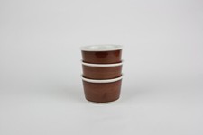 3x Villeroy & Boch Luxembourg Soufflé Förmchen Crème brûlée Schälchen braun