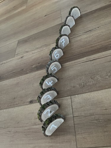 Tischnummern set hochzeit - set,