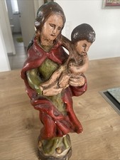Maria mit Jesuskind aus Holz