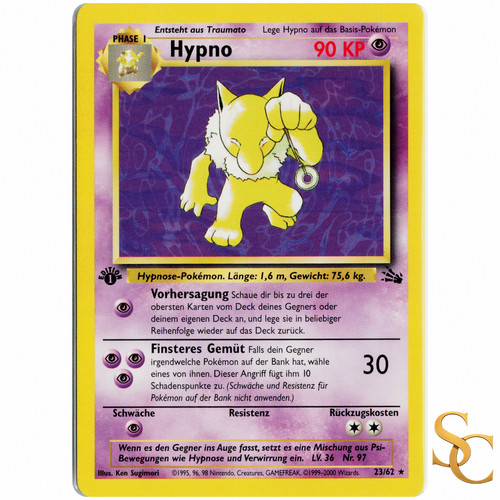Pokémon tcg hypno - pokémon, 23/62