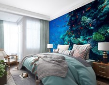 3D Ozean Fisch Q6401 Tapete