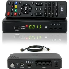 FULL HDTV Digital SAT Receiver OPTICUM HD AX150 DVB-S2 1080p USB 2.0 HDMI Kabel
