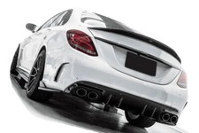 Rear spoiler diffuser +