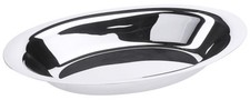 Brotschale, oval, Edelstahl