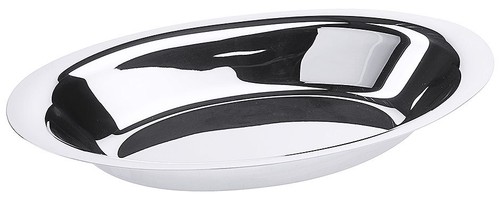 Brotschale oval edelstahl - brotschale,,