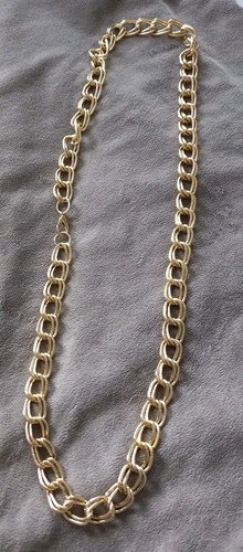 Goldene doppelglieder kette - goldene,