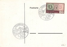 137992) 6360 Friedberg, SSt. Hessentag 1966 auf Anlass-AK