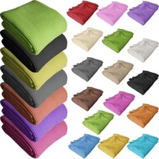 Waffelpique Bettüberwurf