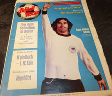 Fußball woche 1973 gerd - fußball,