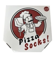 Pizza Socken 4 Paar Socks Gr. 41-45 L/XL Pizzabox Schachtel Lustig Geschenk NEU
