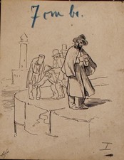 Karikatur Illustration Männer