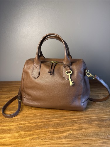 Fossil fiona medium satchel - fossil,