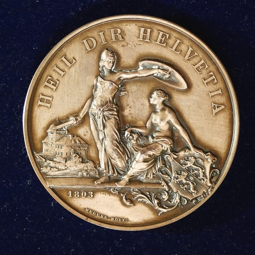 Schützenmedaille schweiz 1890 - schützenmedaille,