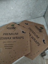 Beeswax Wraps X2 Nachhaltige Lebensmittel Verpackung Aus Wachs 