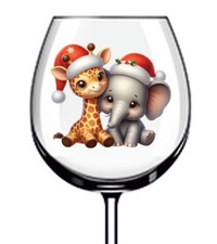 12x Weihnachten Baby Giraffe