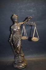 Justitia mit Schwert und Waage, Bronze, 43cm