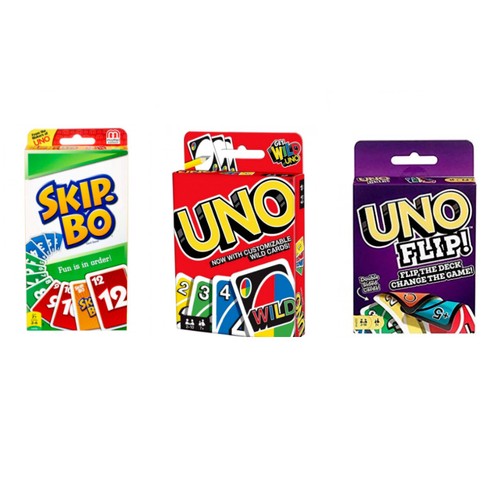 Uno flip skip skipbo - uno, flip!