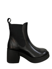 FRANCESCO BRUNELLI Damen Halbstiefel Leder schwarz AR4714 100% Leder