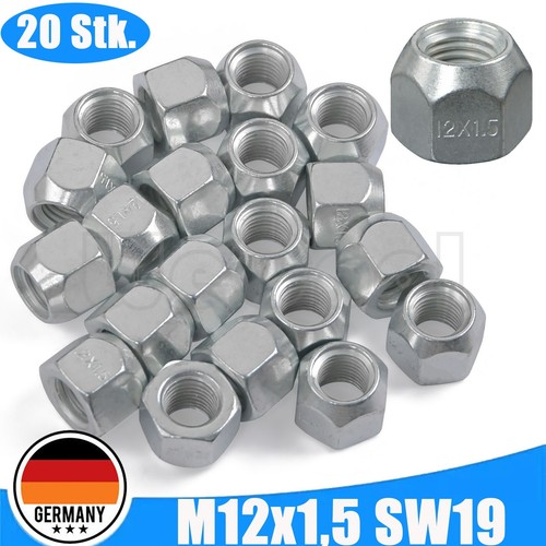 20x satz radmuttern stahlfelge - radmuttern,