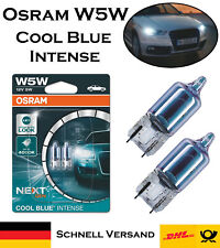 2x Osram Cool Blue Intense W5W