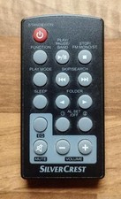 Silver Crest Fernbedienung Remote Control KH2311 schwarz für Kleinkompaktanlage