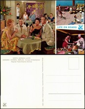 Personenschiffahrt NORTH GERMAN LLOYD BREMEN - EUROPA - BERLIN Cruises   1962