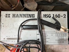 Schweißgerät der Marke Hanning, Modell HSG 160-2 mit viel Zubehör