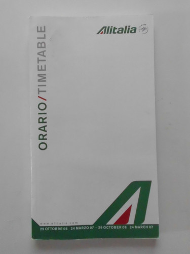 System timetable alitalia - timetable,