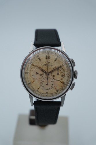 Lemania stahl chronograph - lemania,